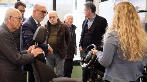 Riccardi all'inaugurazione del Centro di Mobilità della Comunità Piergiorgio Onlus, 