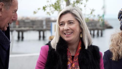 L'assessore regionale alle Infrastrutture e Territorio Cristina Amirante