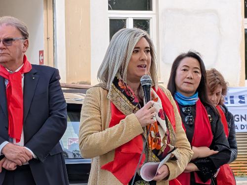 L'intervento dell'assessore regionale Cristina Amirante