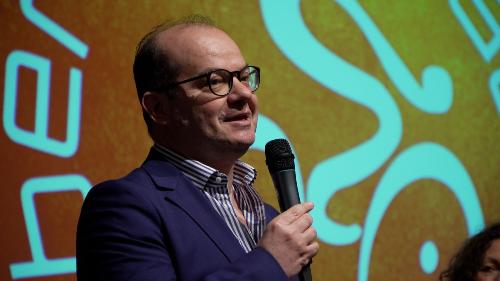 Il vicegovernatore Mario Anzil al Teatro Clabassi di Sedegliano