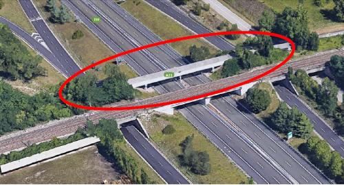 Il rendering del sovrappasso che verrà realizzato