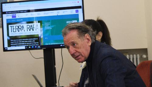 L'assessore Scoccimarro alla presentazione di "Terra Rara"