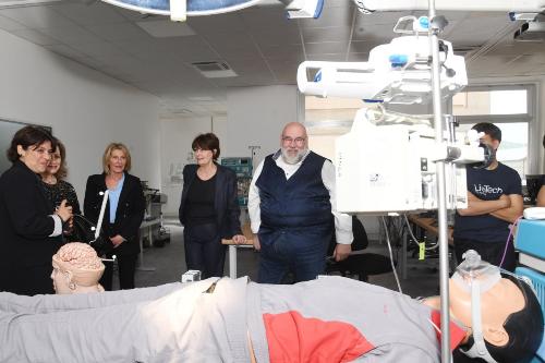 La visita a un laboratorio dell'Its.