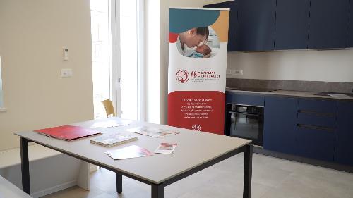 Uno dei tre appartamenti che saranno destinati alle famiglie dei piccoli pazienti