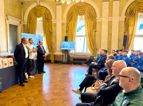 Un momento dell'evento.