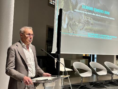 L’assessore regionale alle Attività produttive e turismo, Sergio Emidio Bini
