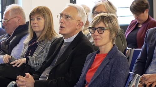 L'assessore Barbara Zilli (prima a sinistra)  