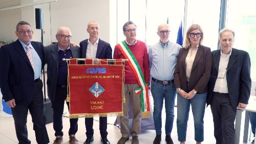 La presentazione dello stendardo della nuona sezione Avis di Udine, alla presenza dell'assessore regionale alla Salute Riccardo Riccardi