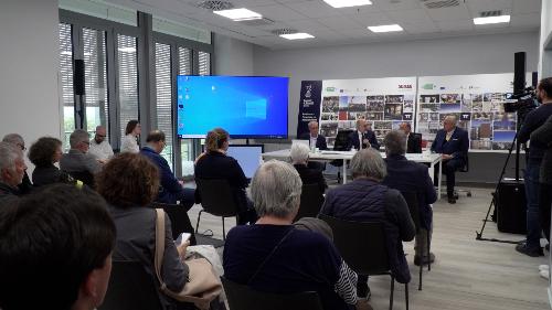 L'intervento dell'assessore regionale alla Salute Riccardo Riccardi nel corso della cerimonia di ianugurazione della Casa di Comunità di Gorizia