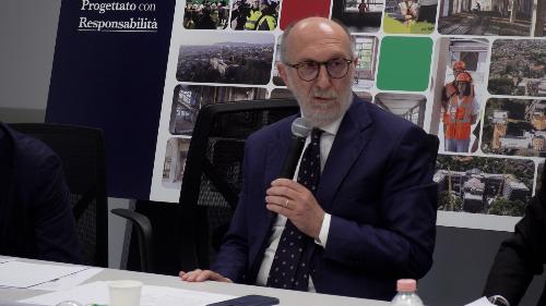 L'intervento dell'assessore regionale alla Salute Riccardo Riccardi nel corso della cerimonia di ianugurazione della Casa di Comunità di Gorizia