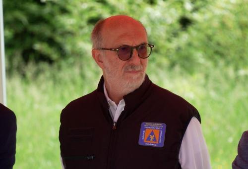 L'assessore alla Protezione civile Riccardo Riccardi.