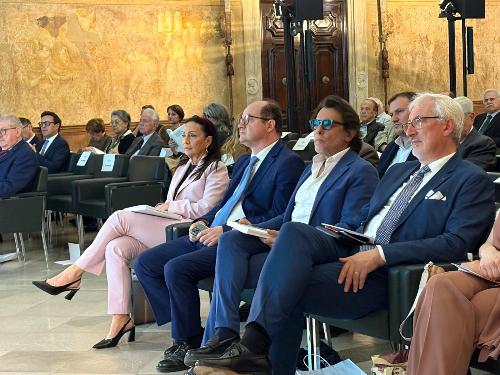 Gli ospiti presenti all'incontro svoltosi a Udine