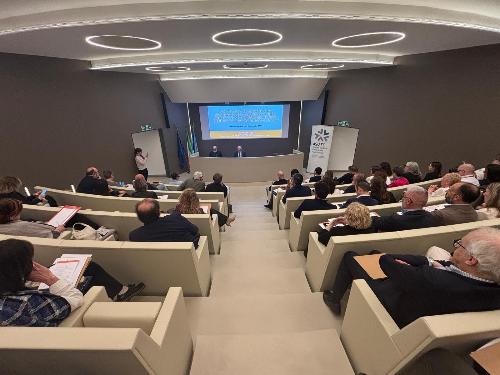 Il pubblico in aula Perraro a Udine