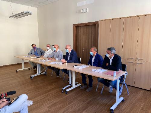 Il vicegovernatore del Friuli Venezia Giulia con delega alla Salute, Riccardo Riccardi, all’inaugurazione del nuovo Centro sociosanitario integrato per la presa in carico delle persone con disturbi dello spettro autistico o altre disabilità intellettive o cognitive dell’Azienda Sanitaria universitaria Giuliano Isontina a Trieste.