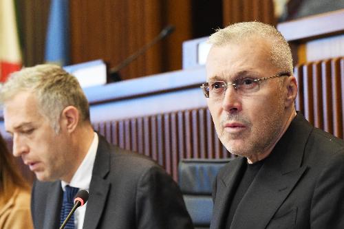 L'assessore regionale alle Attività produttive e turismo Sergio Emidio Bini oggi in Aula