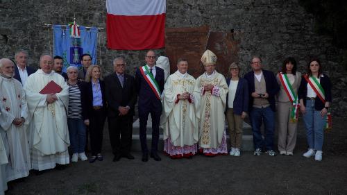 La cerimonia sul colle di San Martino