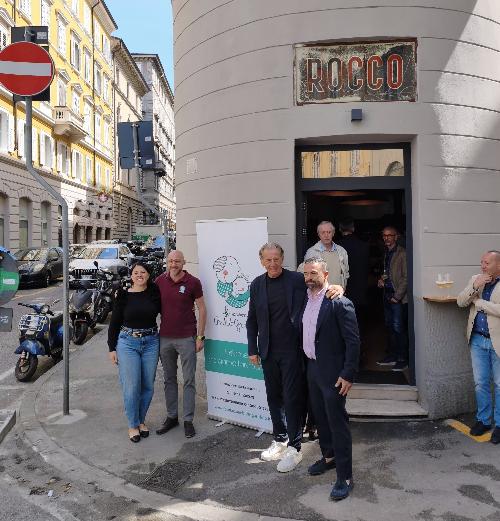 L'assessore regionale alla Difesa dell'ambiente, energia e sviluppo sostenibile Fabio Scoccimarro, all'incontro legato all'evento benefico "Io Corro".