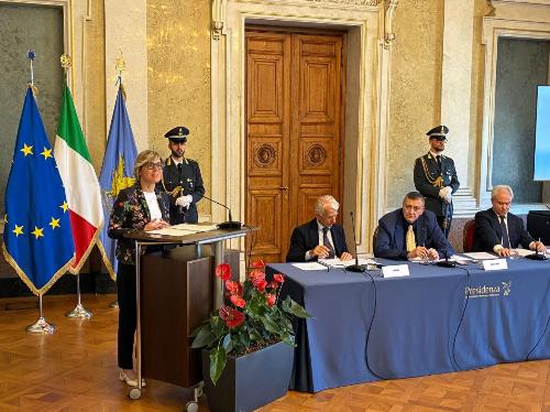 L'assessore alle Finanze Barbara Zilli.