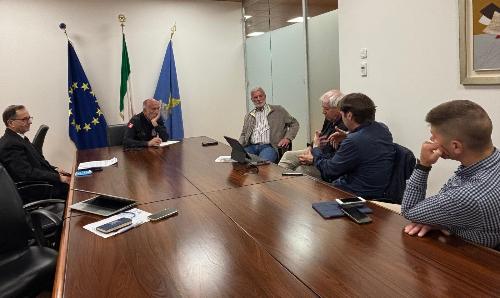 L'assessore alla Salute Riccardo Riccardi all'incontro in Regione con i rappresentanti delle organizzazioni sindacali dei Medici di Medicina generale