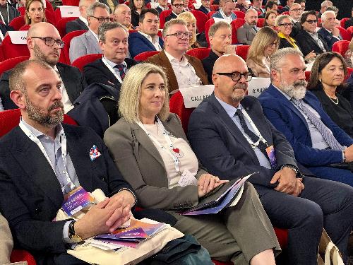 Gli assessori regionali Cristina Amirante e Sebastiano Callari presenti alla cerimonina svoltasi a Gorizia
