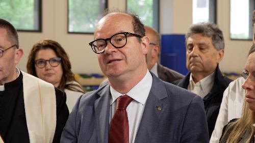 Il vicegovernatore Anzil al taglio del nastro del nuovo polo per l'attività sportiva del rione di San Giovanni a Trieste