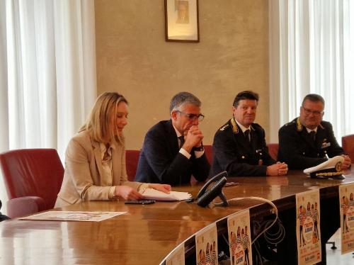 Un momento della conferenza stampa.
