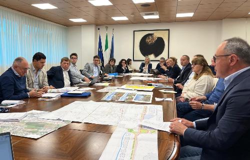 Un momento dell'incontro svoltosi oggi a Udine nella sede della Regione