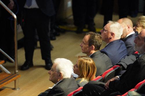 Il governatore Fedriga con il Capo dello Stato Mattarella e la premier Meloni