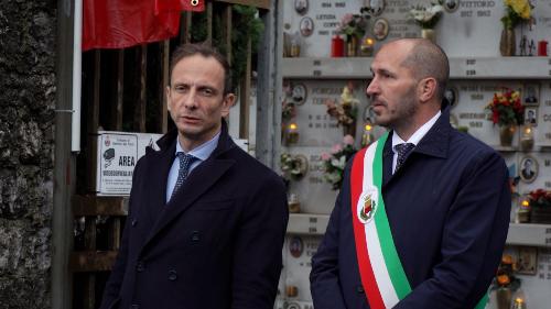 Fedriga e il sindaco Revelant