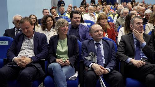 L'assessore Zilli alla commemorazione civile organizzata dal Comune di Buja per ricordare il terremoto attraverso i racconti di chi ha vissuto il sisma e i filmati dell'epoca