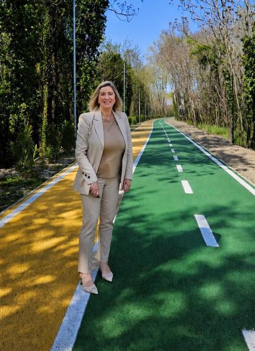 L'assessore regionale alle Infrastruttre e territorio Cristina Amirante