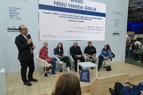 L'intervento del vicegovernatore Mario Anzil in occasione della presentazione del progetto "Capitali" al Salone del libro di Torino