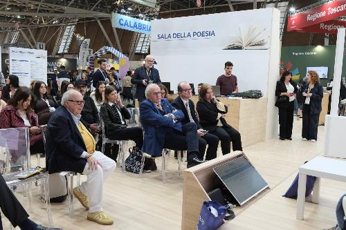 Un momento dell'incontro al Salone del libro di Torino