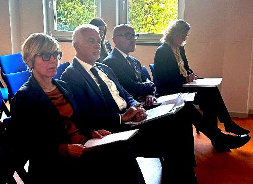L'assessore regionale Barbara Zilli durante l'assemblea ordinaria di Friuli Innovazione