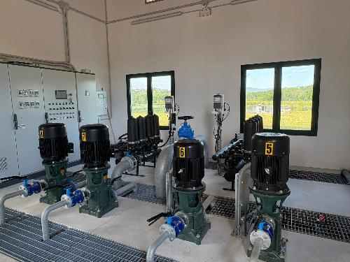 La centrale di pompaggio