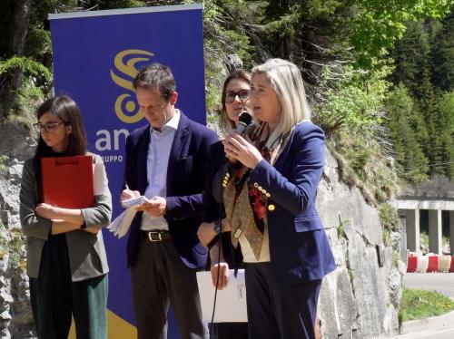 L'intervento dell'assessore alle Infrastrutture e territorio Cristina Amirante.